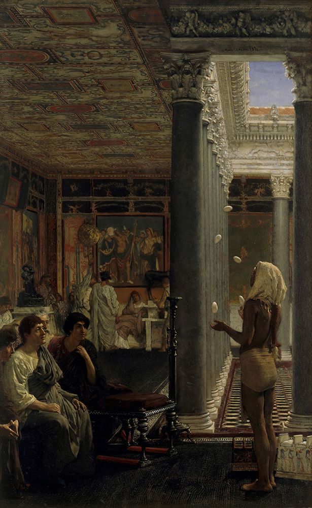 A Juggler art print by Sir Lawrence Alma-Tadema for $57.95 CAD
