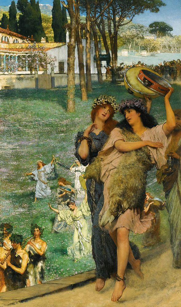 A Spring Festival On The Road To The Temple Of Ceres art print by Sir Lawrence Alma-Tadema for $57.95 CAD