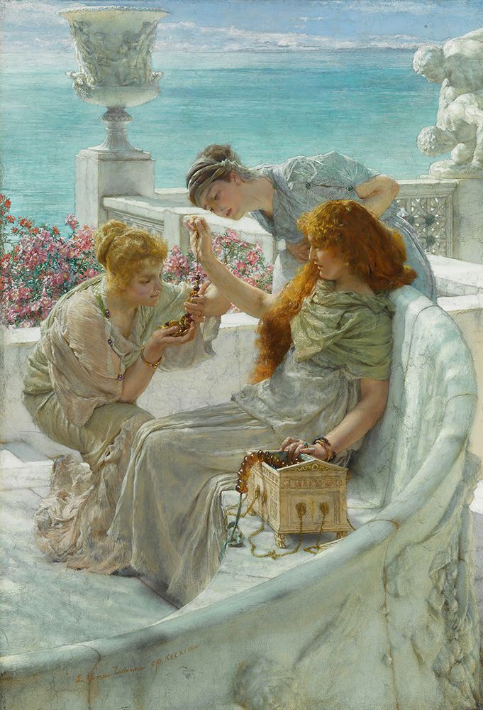Fortunes Favourite art print by Sir Lawrence Alma-Tadema for $57.95 CAD