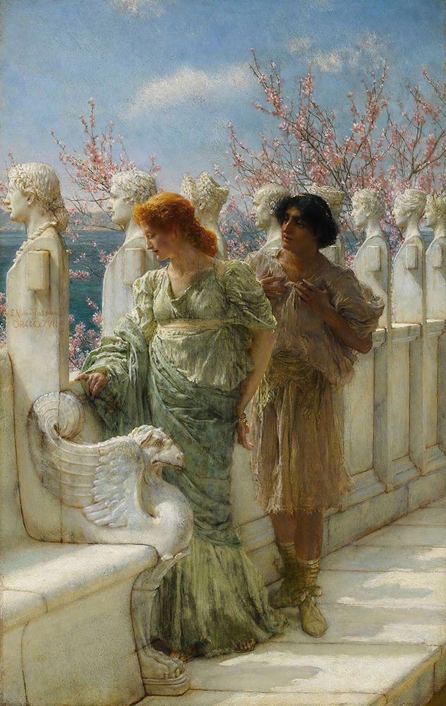 Past And Present Generations art print by Sir Lawrence Alma-Tadema for $57.95 CAD