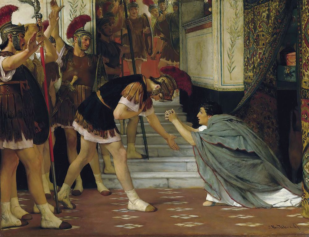 Proclaiming Claudius Emperor Opus XlVIII 1867 art print by Sir Lawrence Alma-Tadema for $57.95 CAD