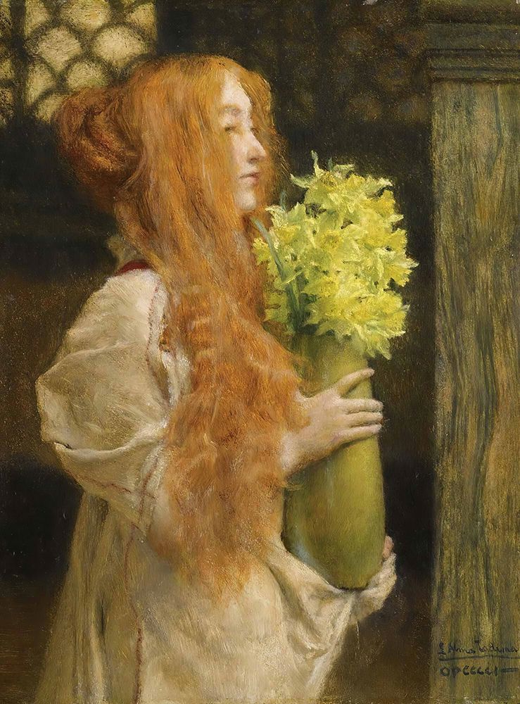 Spring Flowers art print by Sir Lawrence Alma-Tadema for $57.95 CAD