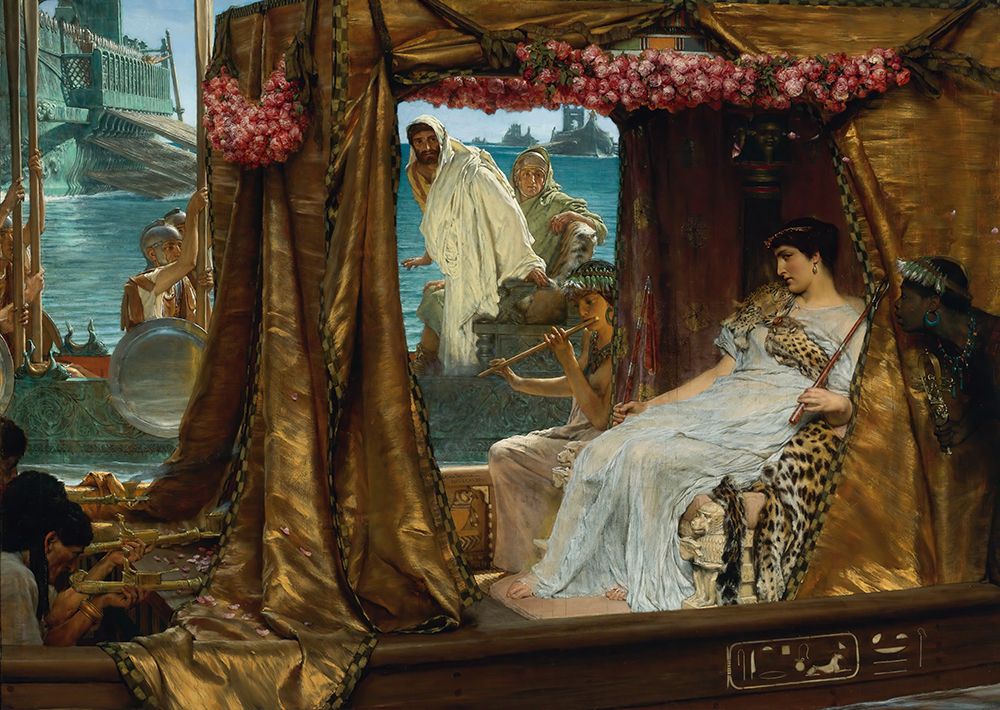 The Meeting Of Antony And Cleopatra 41 Bc art print by Sir Lawrence Alma-Tadema for $57.95 CAD