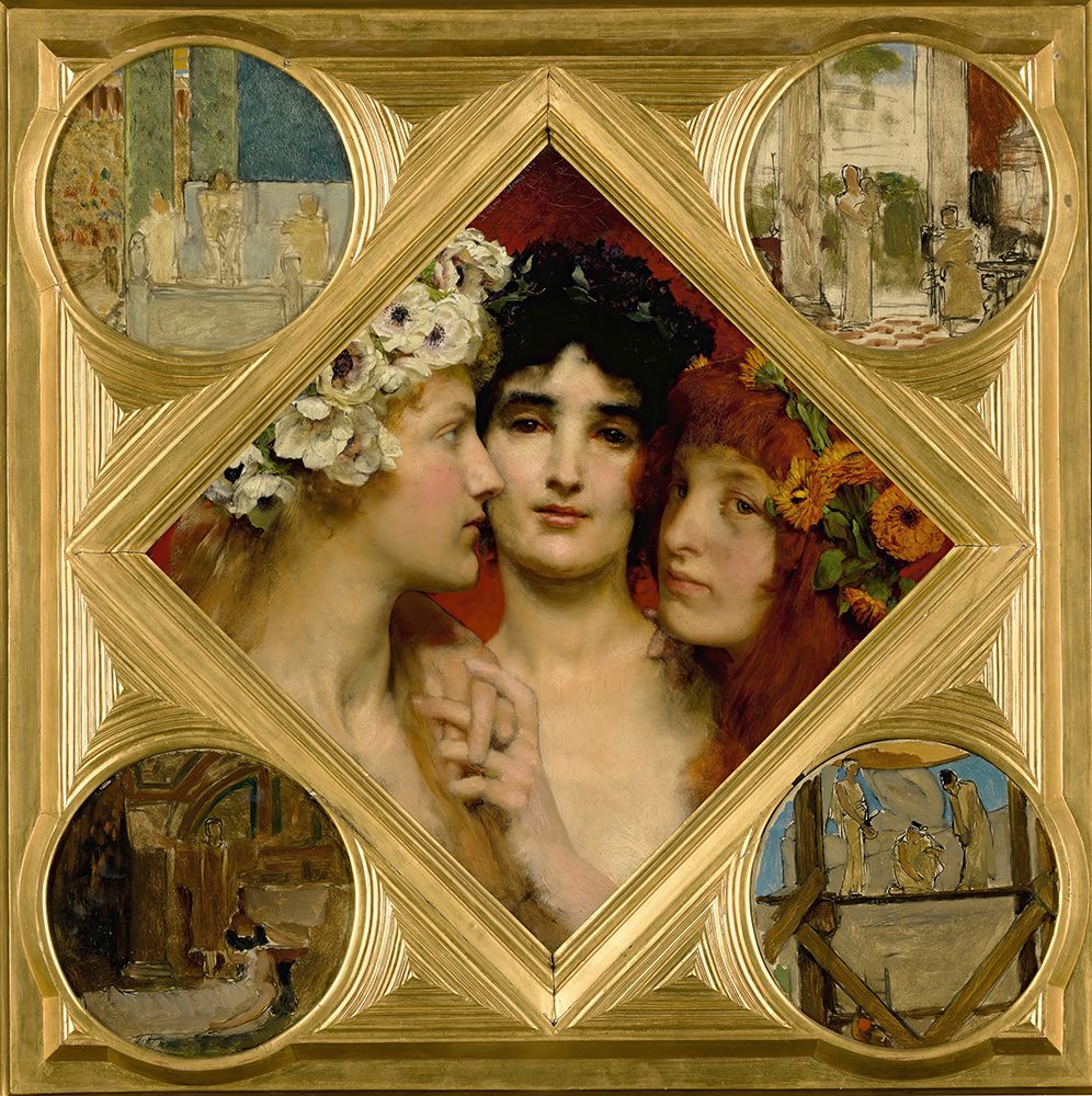The Three Graces art print by Sir Lawrence Alma-Tadema for $57.95 CAD