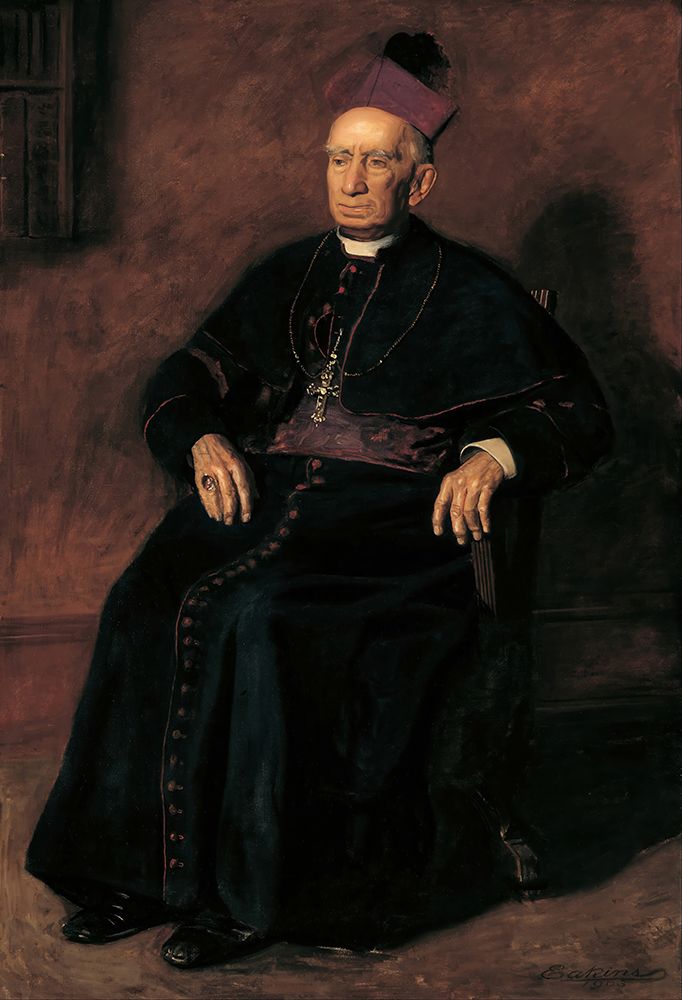 Archbishop William Henry Elder 1903 art print by Thomas Eakins for $57.95 CAD