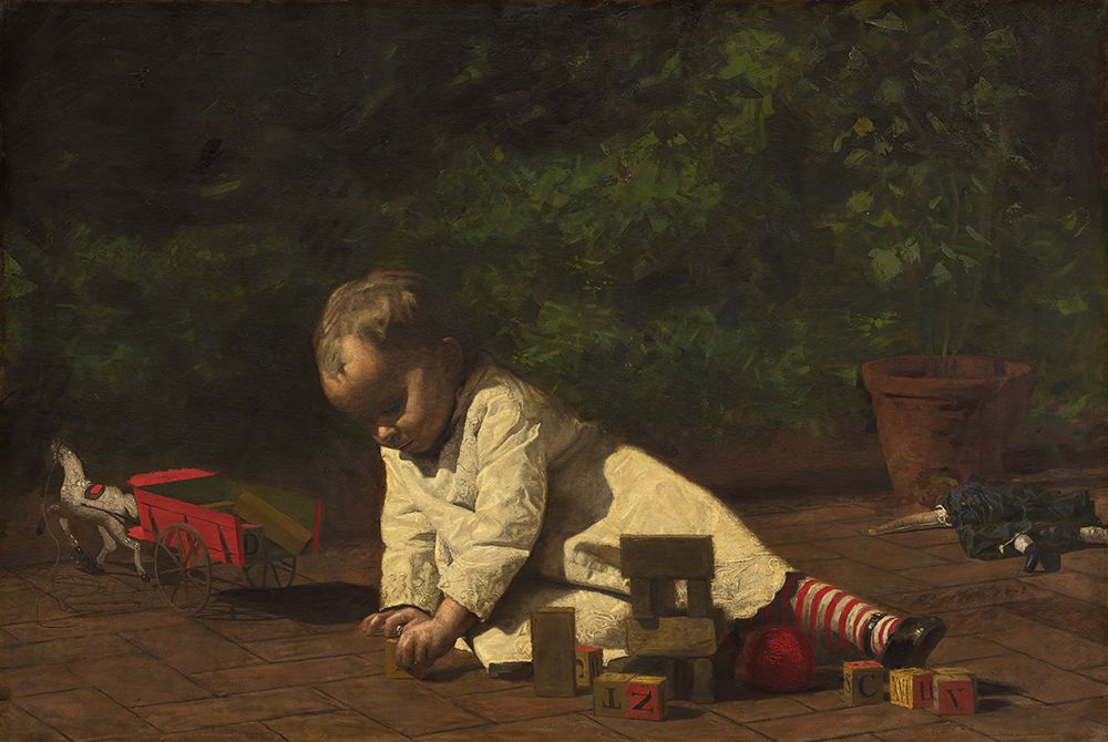 Baby at Play 1876 art print by Thomas Eakins for $57.95 CAD