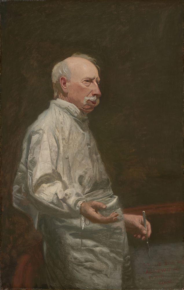 Dr. David Hayes Agnew 1889 art print by Thomas Eakins for $57.95 CAD