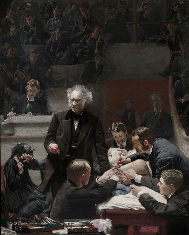 Portrait Of Dr. Samuel D. Gross, The Gross Clinic art print by Thomas Eakins for $57.95 CAD
