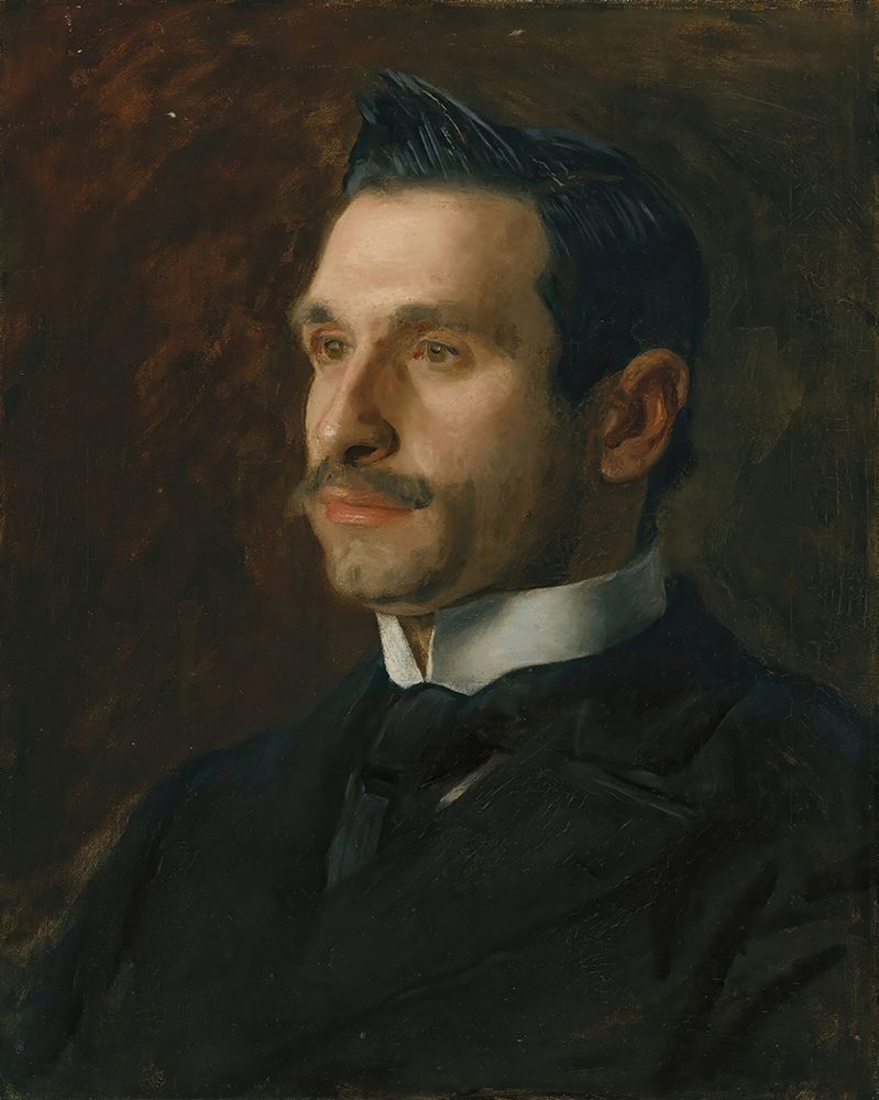 Portrait Of Francesco Romano 1904 art print by Thomas Eakins for $57.95 CAD