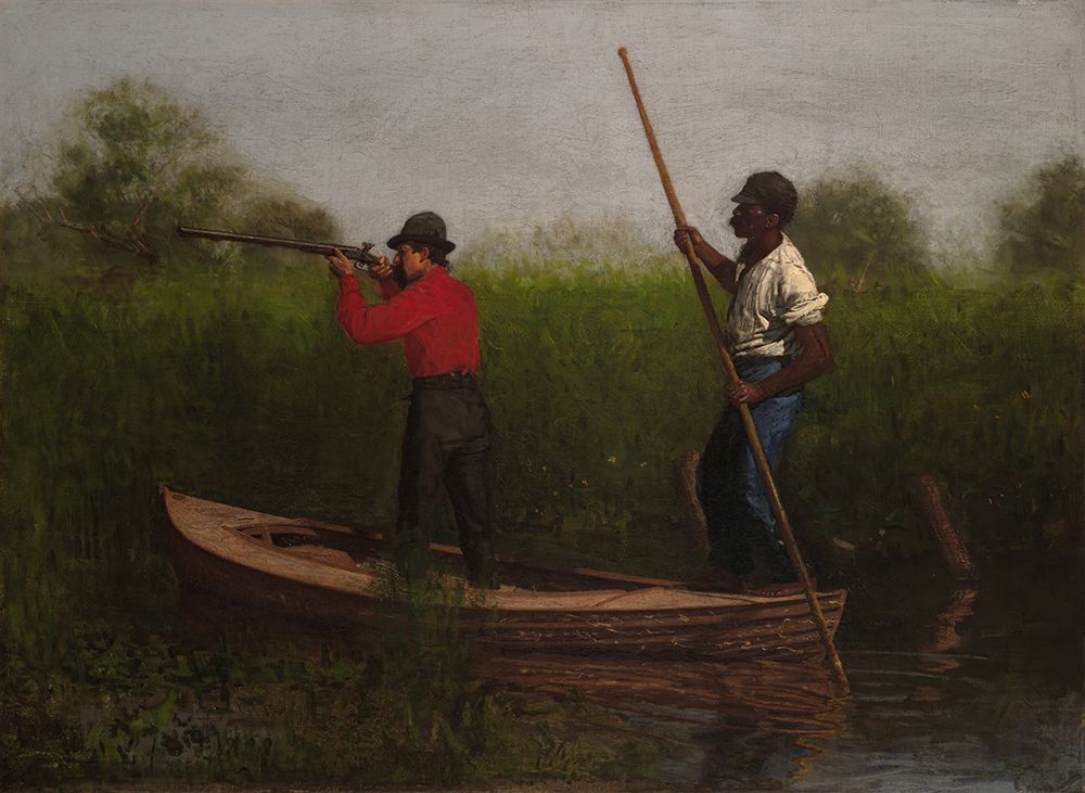 Rail Shooting on the Delaware 1876 art print by Thomas Eakins for $57.95 CAD