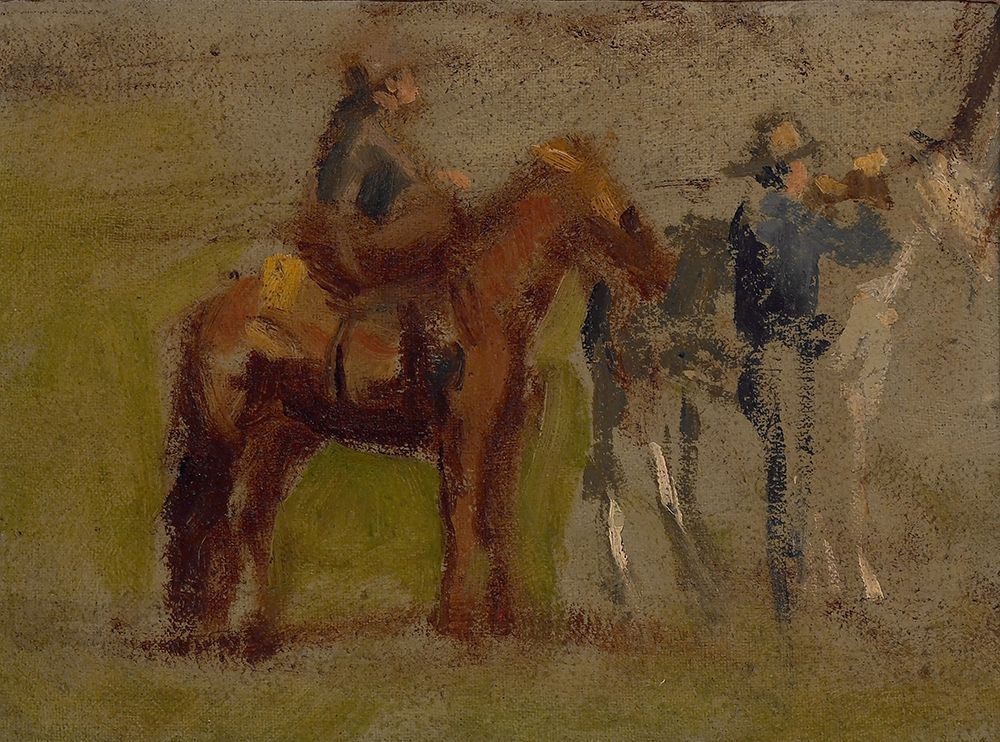 Study for Cowboys in the Badlands 1887 art print by Thomas Eakins for $57.95 CAD