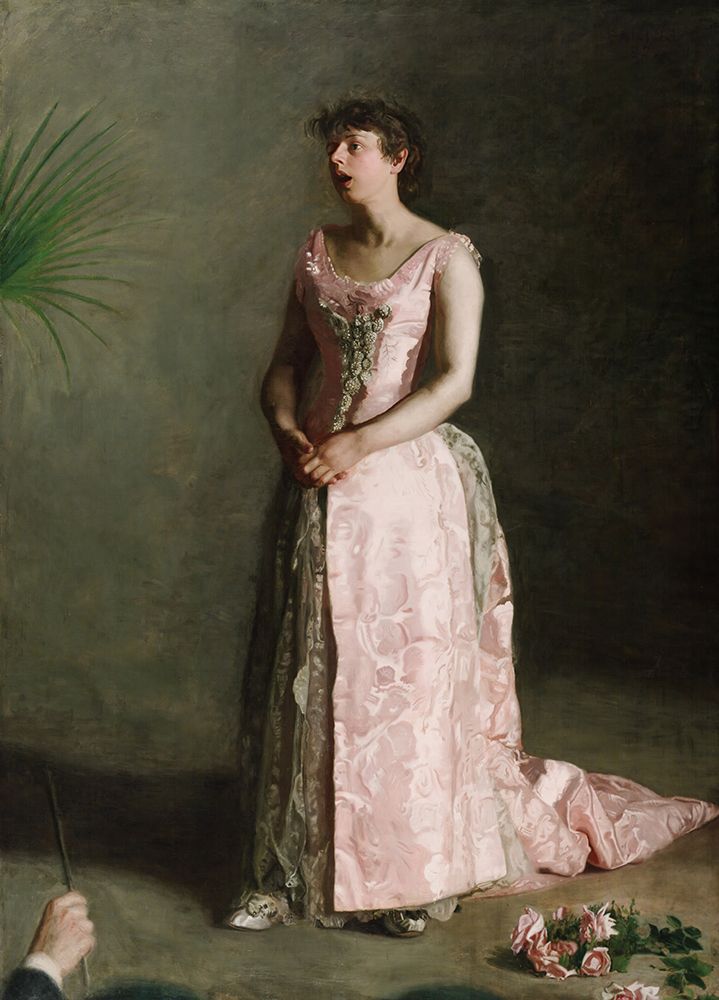 The Concert Singer art print by Thomas Eakins for $57.95 CAD