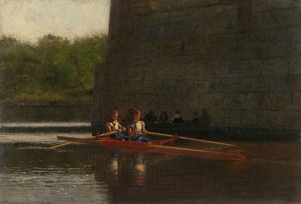 The Oarsmen, The Schreiber Brothers 1874 art print by Thomas Eakins for $57.95 CAD