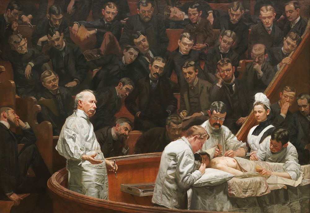 The Agnew Clinic art print by Thomas Eakins for $57.95 CAD