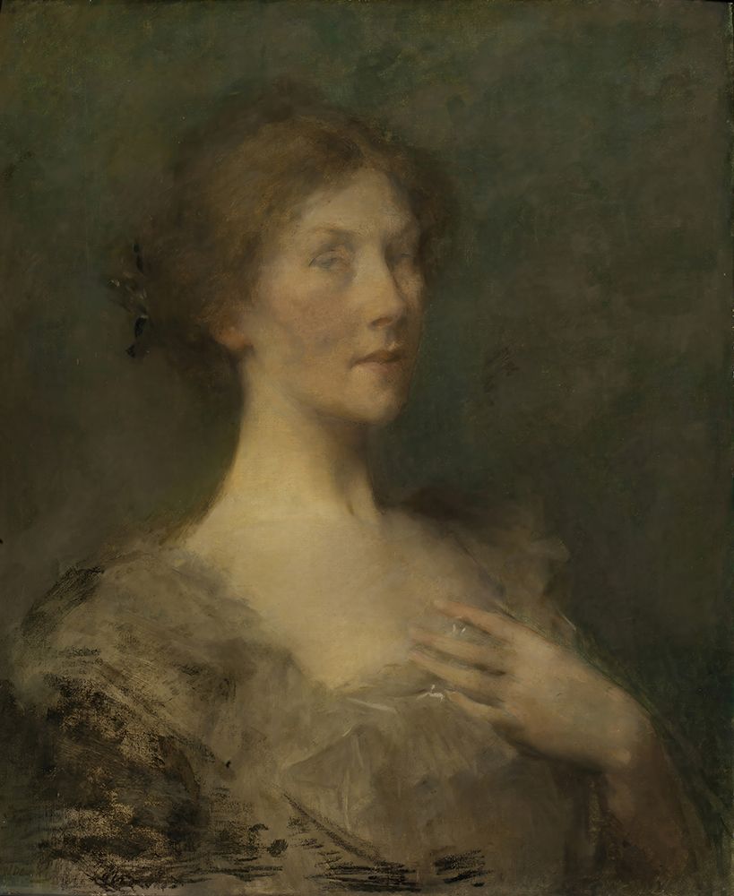 Portrait of a Lady ca 1895 art print by Thomas Wilmer Dewing for $57.95 CAD