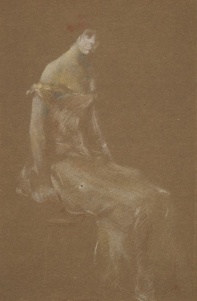 Portrait of a Lady in Pink #3 art print by Thomas Wilmer Dewing for $57.95 CAD