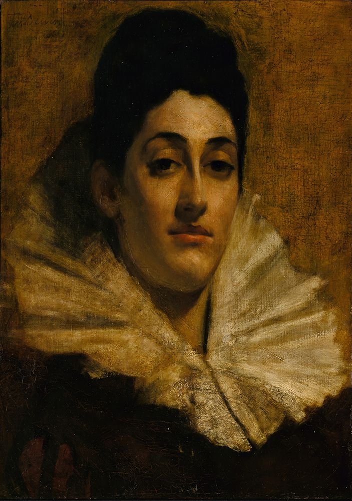 Portrait of Frances C. Houston ca 1880 art print by Thomas Wilmer Dewing for $57.95 CAD