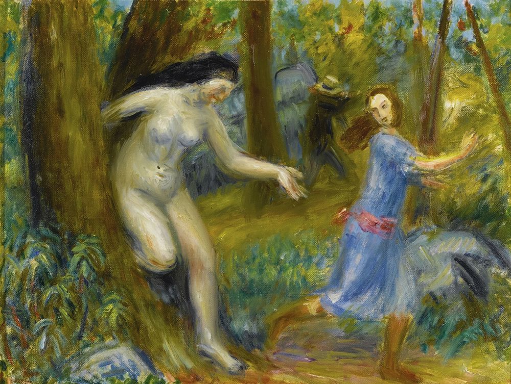 Nymphet Series, with Man ca 1917 art print by William James Glackens for $57.95 CAD