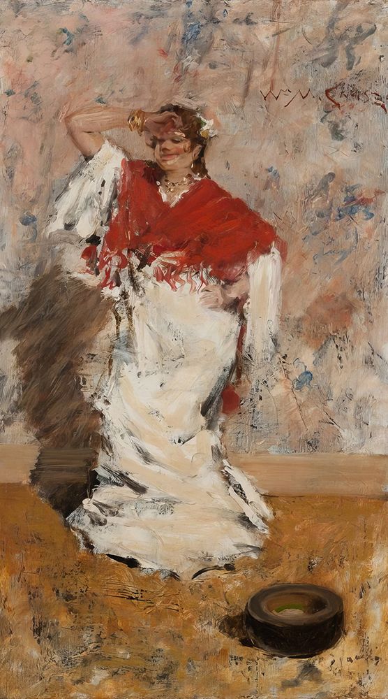 Dancing Girl 1881 art print by William Merritt Chase for $57.95 CAD