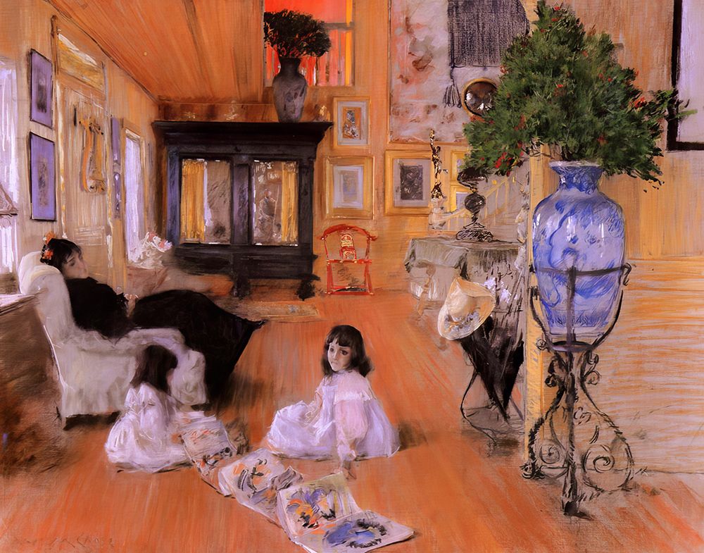 Hall at Shinnecock 1893 art print by William Merritt Chase for $57.95 CAD