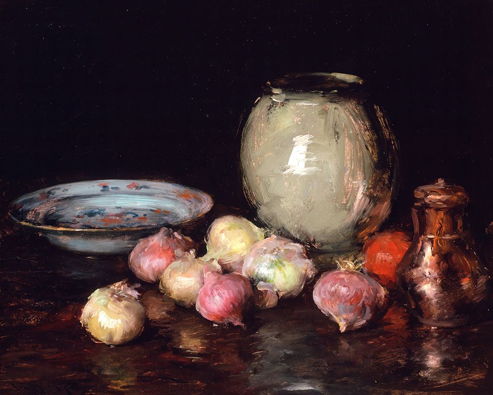 Just Onions 1912 art print by William Merritt Chase for $57.95 CAD