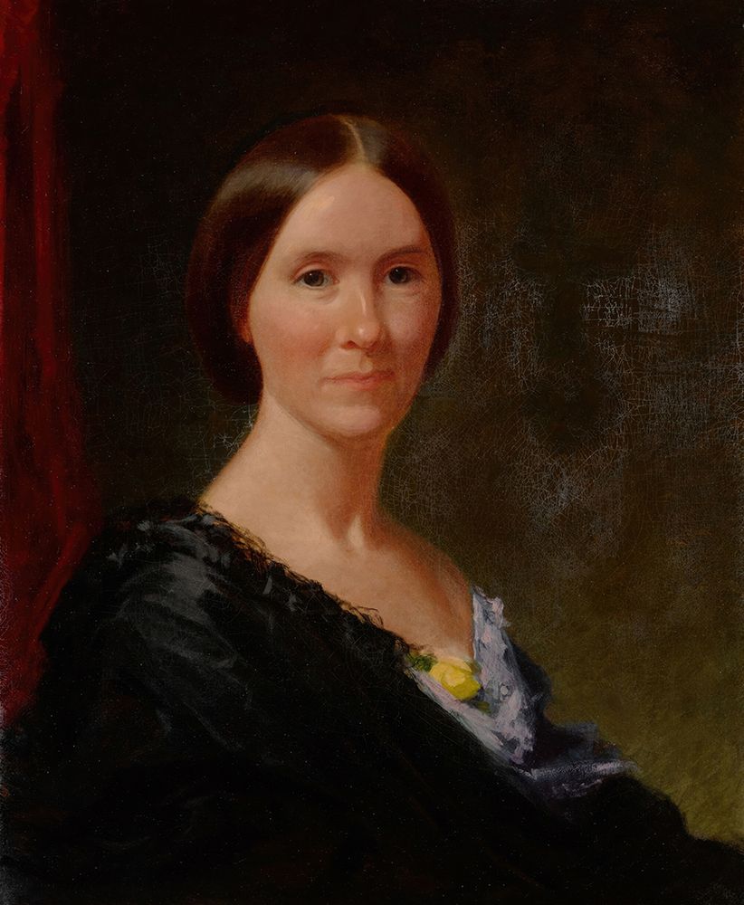 Mrs. Margaret Creighton Bateman, Shelter Island, New York 1870 art print by William Merritt Chase for $57.95 CAD