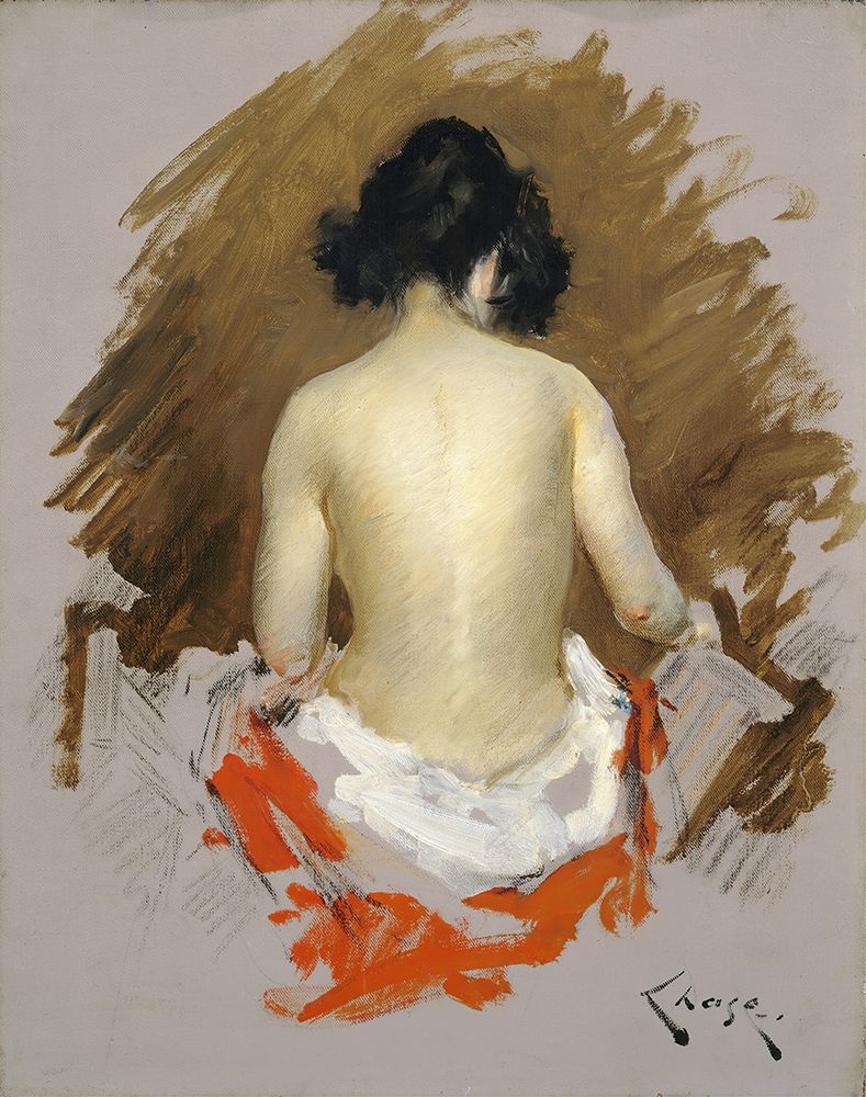 Nude 1901 art print by William Merritt Chase for $57.95 CAD