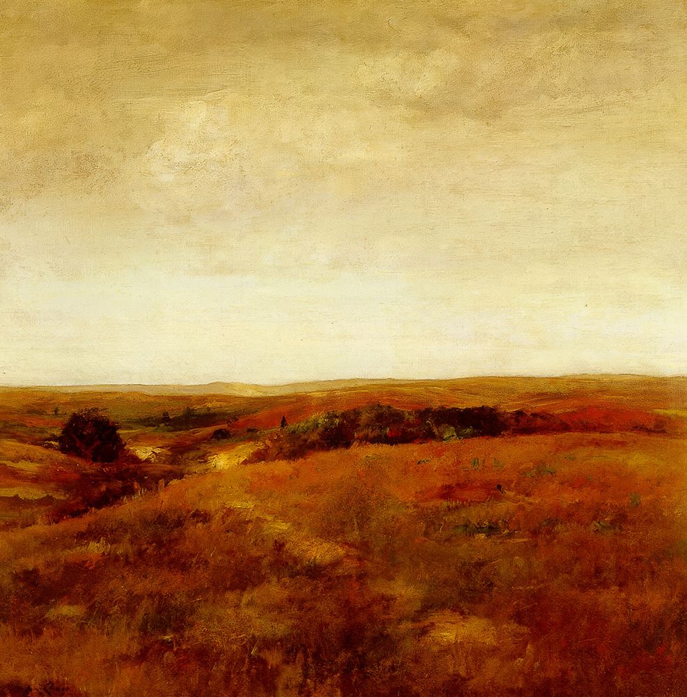 October Landscape 1916 art print by William Merritt Chase for $57.95 CAD