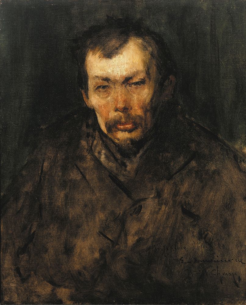 Portrait of a Man 1873 art print by William Merritt Chase for $57.95 CAD