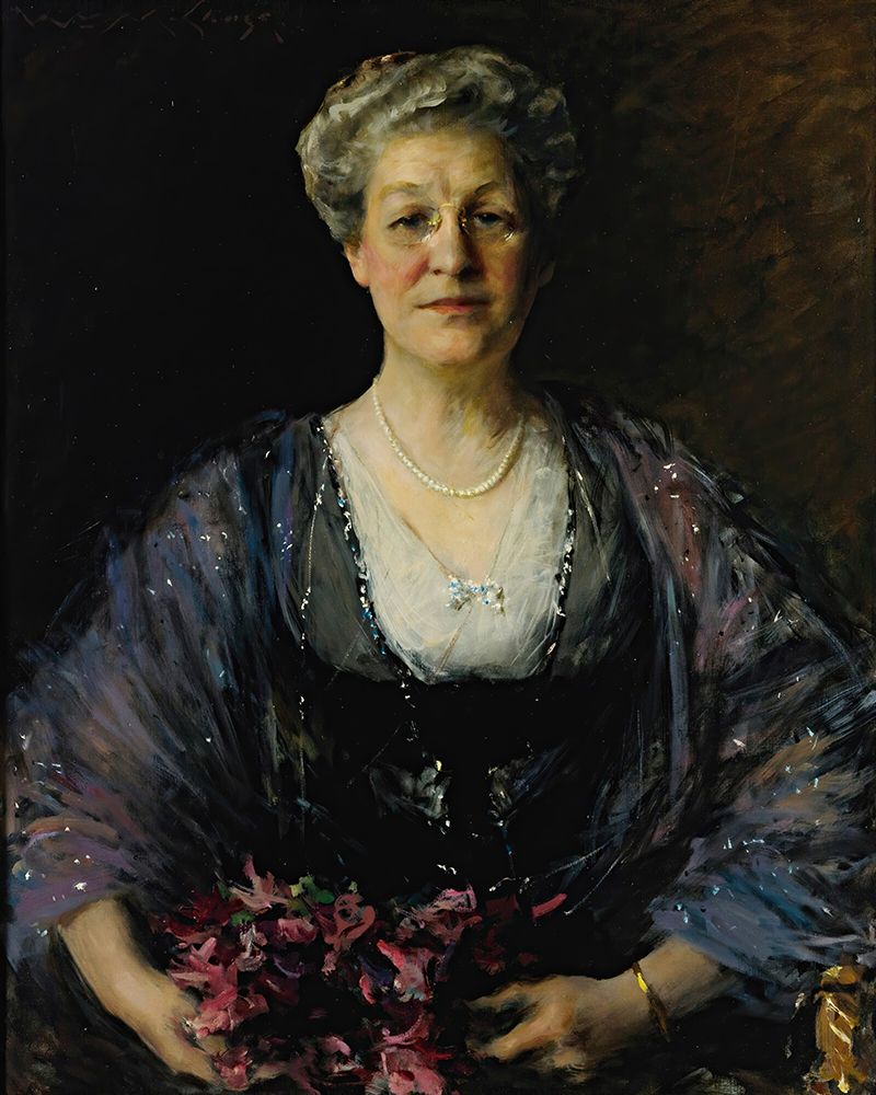 Portrait Of Matilda Herbert Lloyd 1912 art print by William Merritt Chase for $57.95 CAD