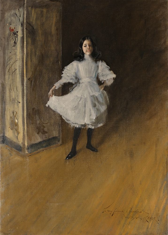 Portrait of the Artists Daughter Dorothy 1897 art print by William Merritt Chase for $57.95 CAD
