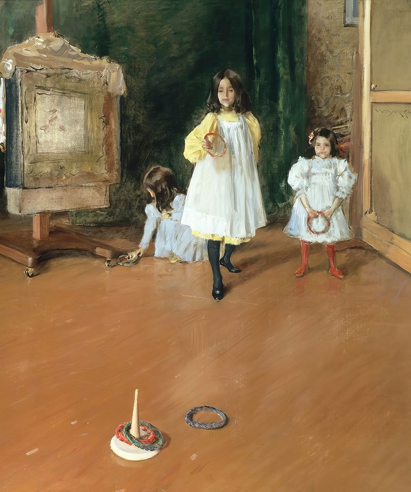Ring Toss 1896 art print by William Merritt Chase for $57.95 CAD