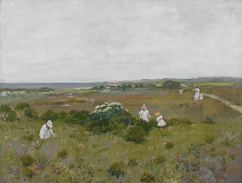 Seaside Flowers 1897 art print by William Merritt Chase for $57.95 CAD