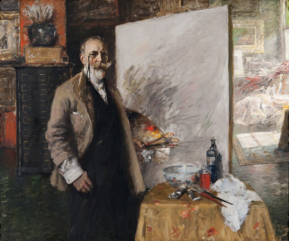 Self Portrait 1915 art print by William Merritt Chase for $57.95 CAD