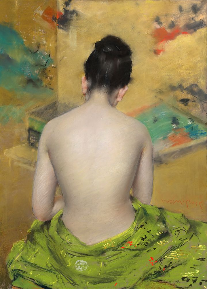 Study of Flesh Color and Gold 1888 art print by William Merritt Chase for $57.95 CAD
