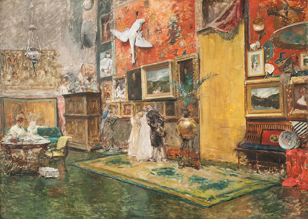 Tenth Street Studio 1880 art print by William Merritt Chase for $57.95 CAD