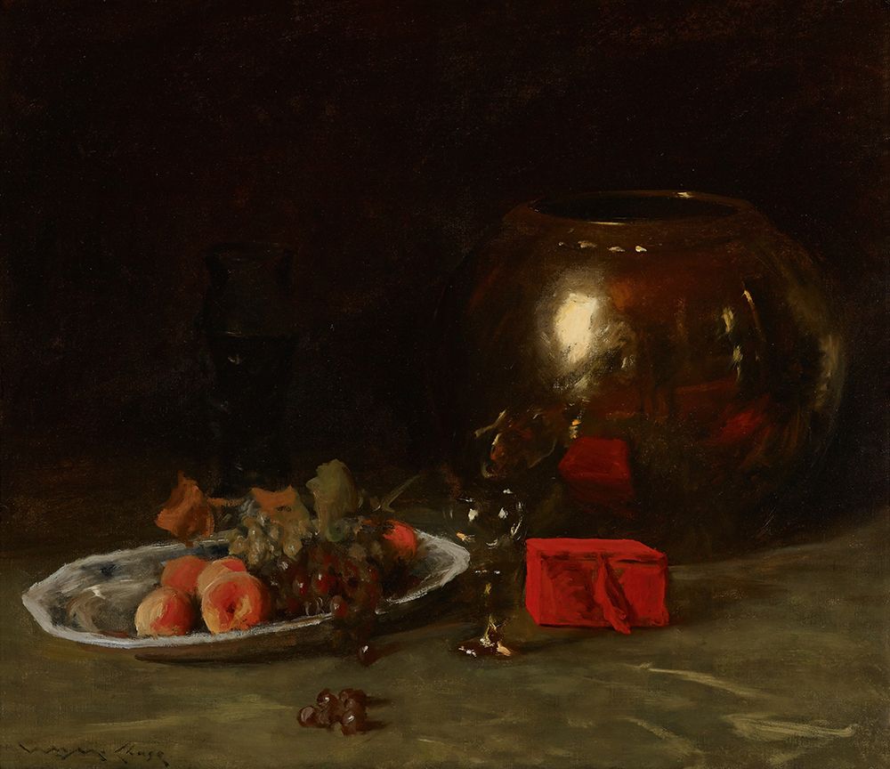 The Big Brass Bowl 1899 art print by William Merritt Chase for $57.95 CAD