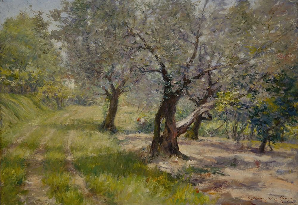 The Olive Grove 1910 art print by William Merritt Chase for $57.95 CAD