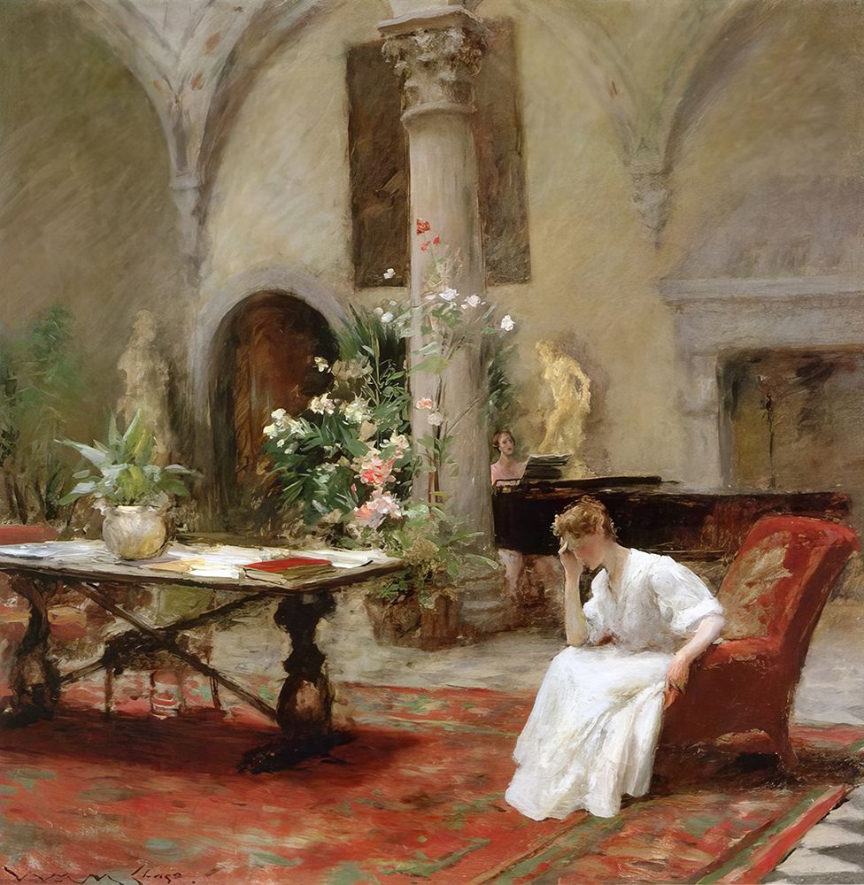 The Song 1907 art print by William Merritt Chase for $57.95 CAD
