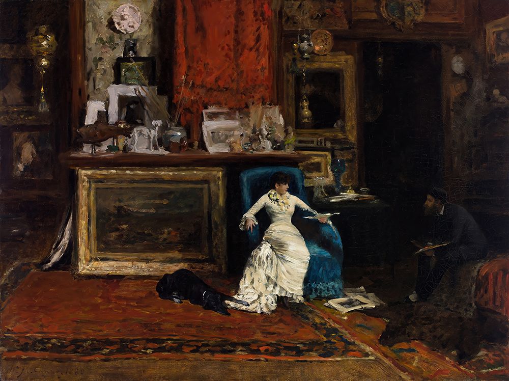 The Tenth Street Studio 1880 art print by William Merritt Chase for $57.95 CAD