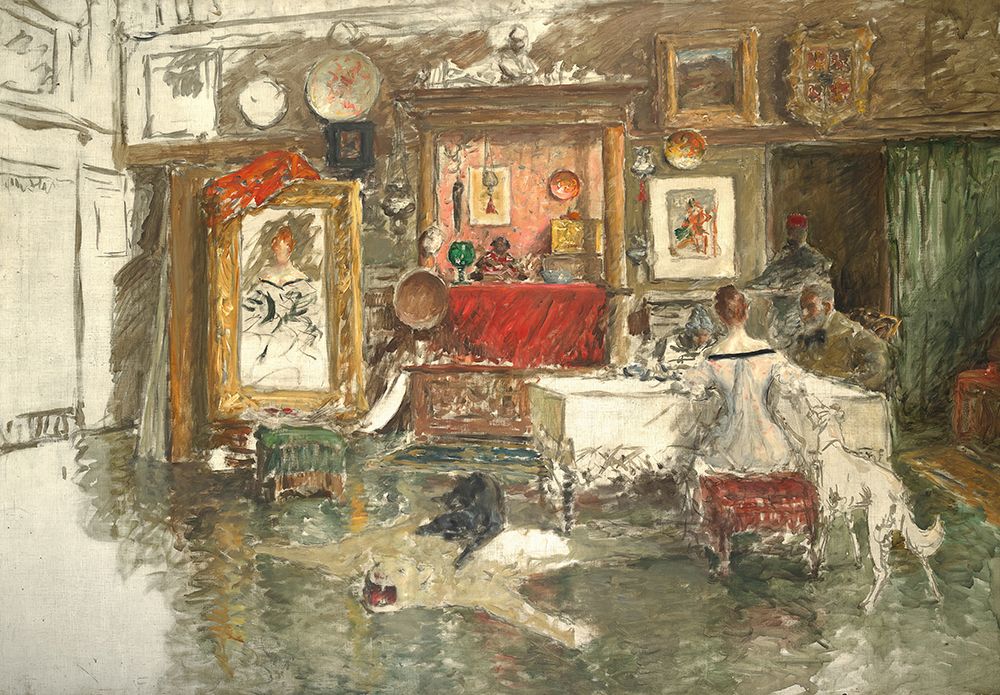 The Tenth Street Studio 1915 art print by William Merritt Chase for $57.95 CAD