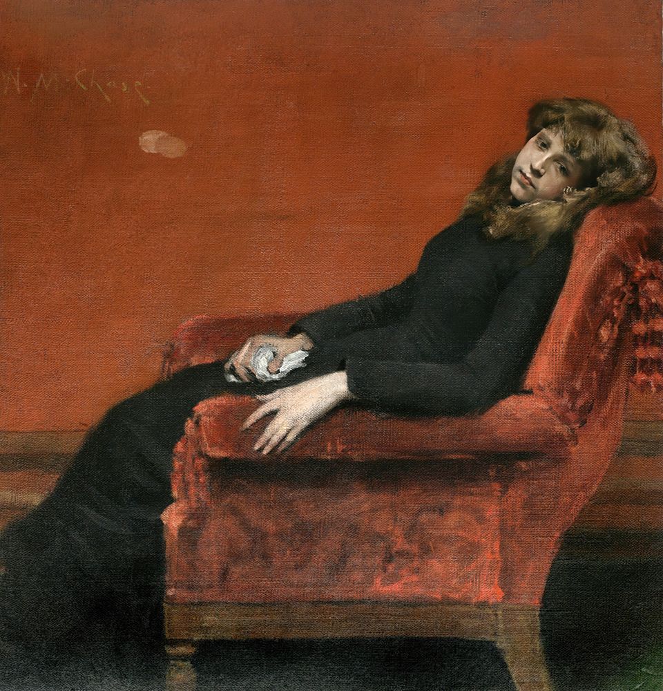 The Young Orphan 1884 art print by William Merritt Chase for $57.95 CAD