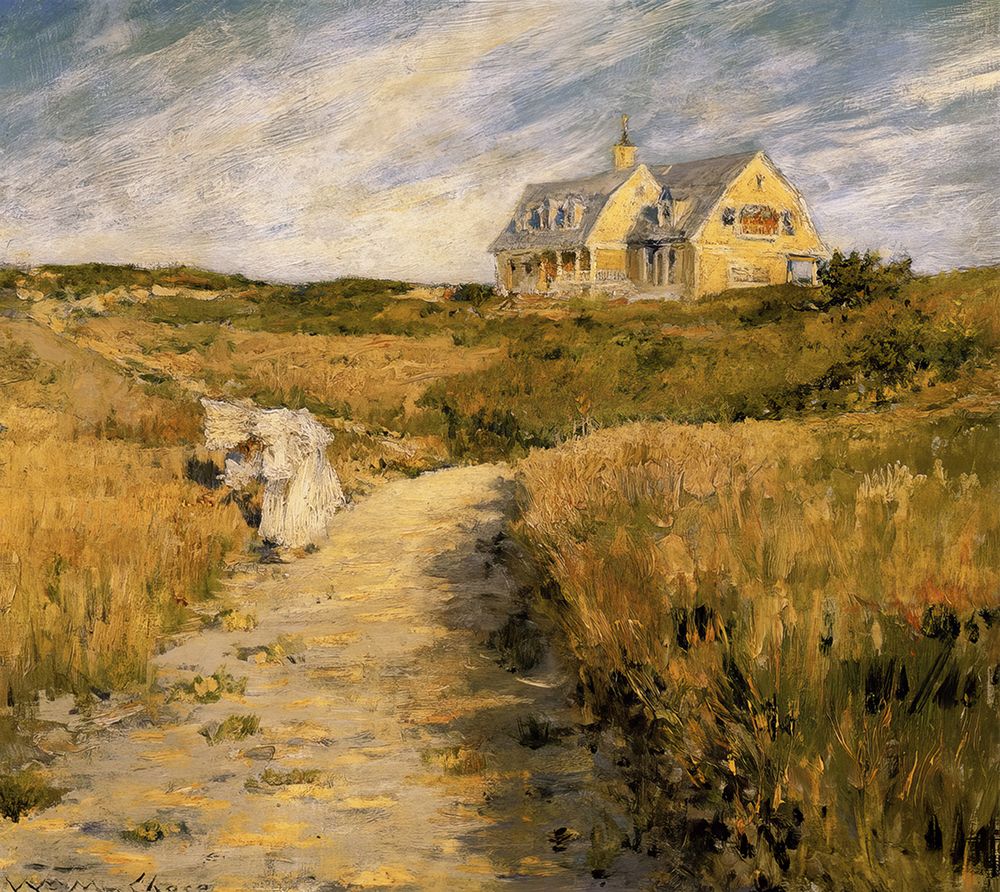 The Chase Homestead Shinnecock 1893 art print by William Merritt Chase for $57.95 CAD