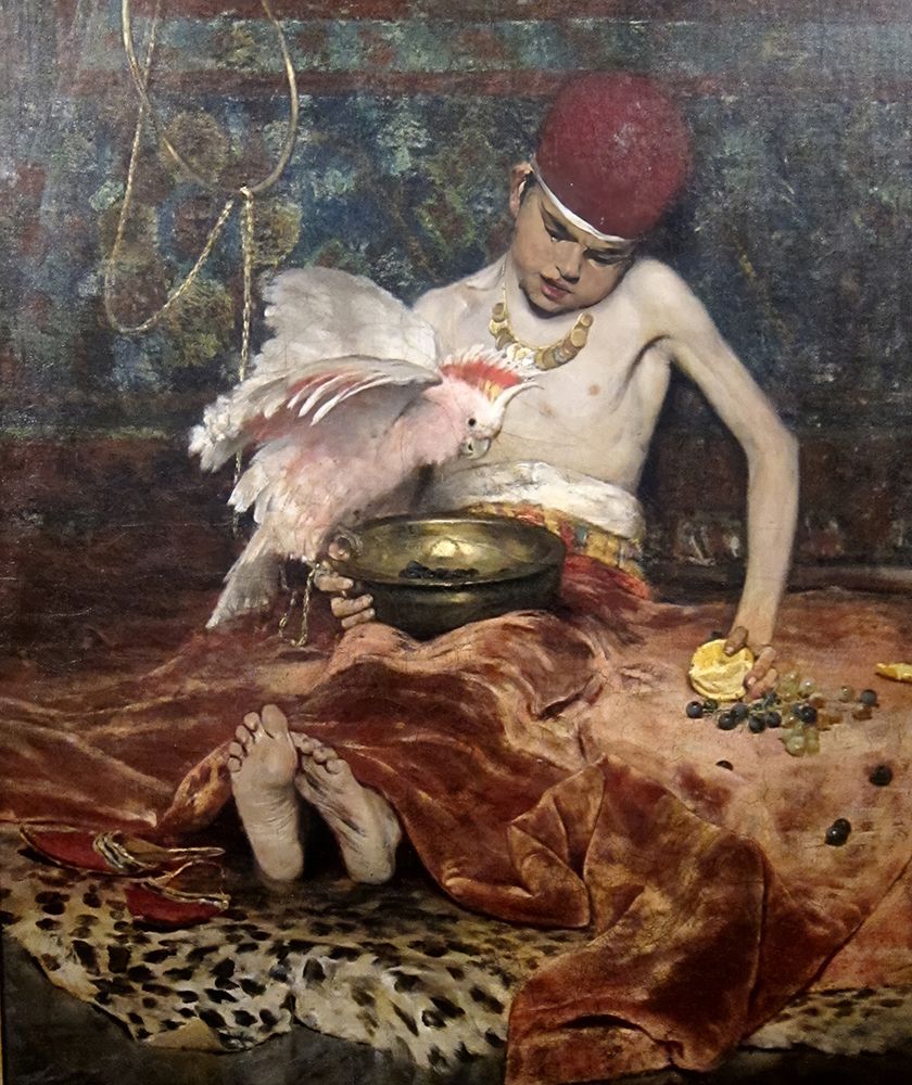 The Turkish Page 1876 art print by William Merritt Chase for $57.95 CAD