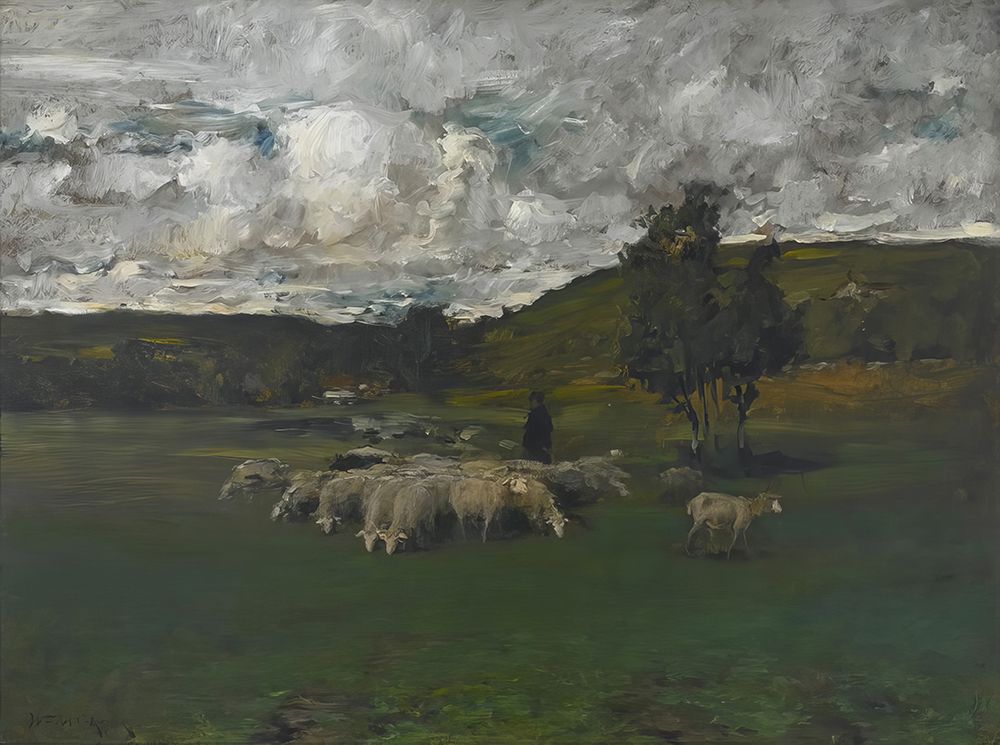 View Near Polling art print by William Merritt Chase for $57.95 CAD