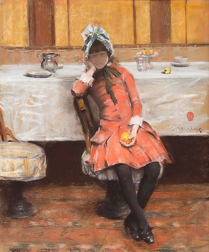 Young Girl on an Ocean Steamer art print by William Merritt Chase for $57.95 CAD