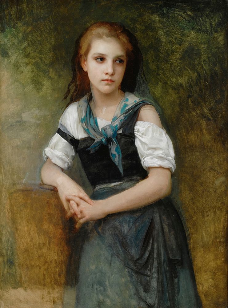 A Study For The Secret art print by William-Adolphe Bouguereau for $57.95 CAD