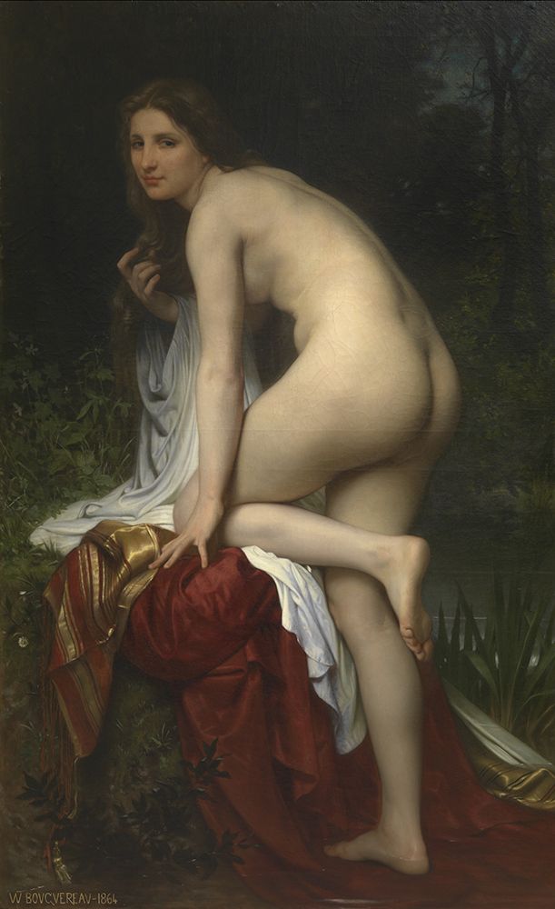 Bather 1864 art print by William-Adolphe Bouguereau for $57.95 CAD