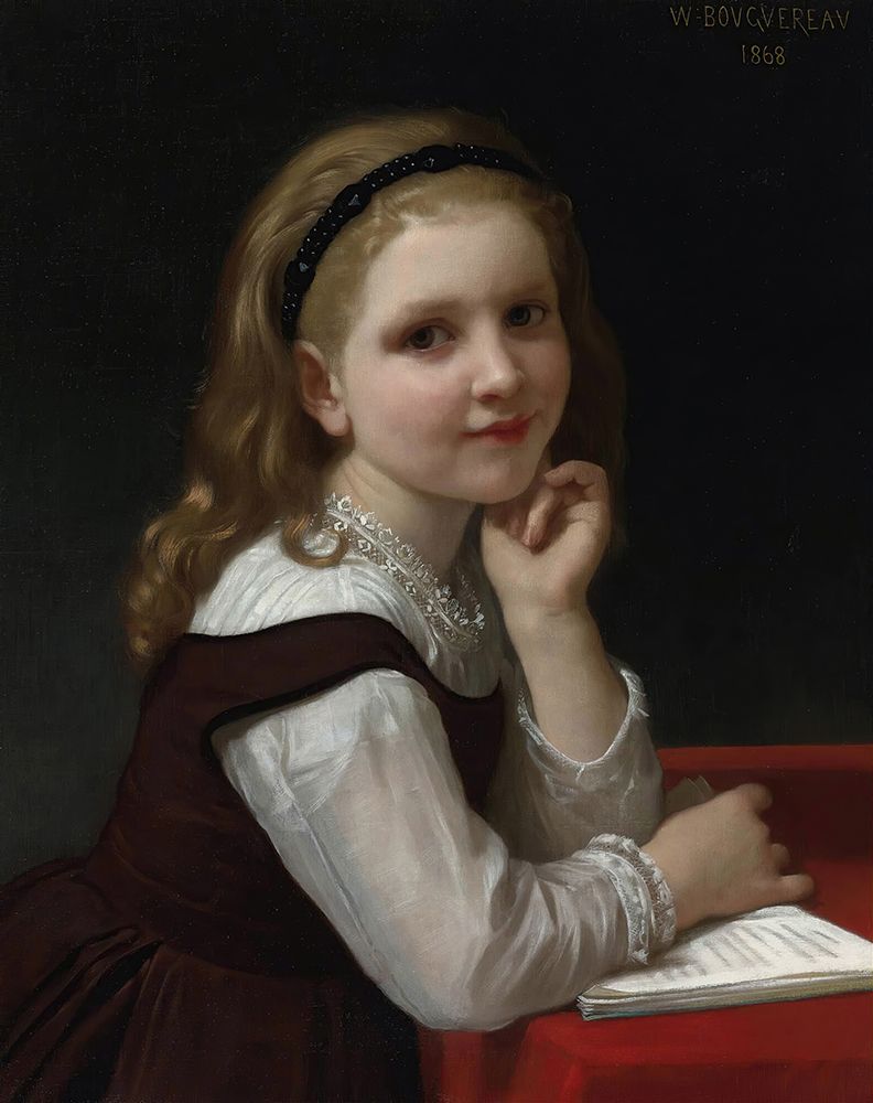 Distraction 1868 art print by William-Adolphe Bouguereau for $57.95 CAD