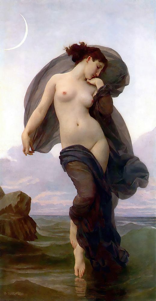 Evening Mood 1882 art print by William-Adolphe Bouguereau for $57.95 CAD